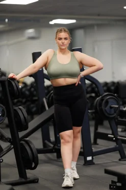 Active shape midi biker shorts - Black*Careless Discount