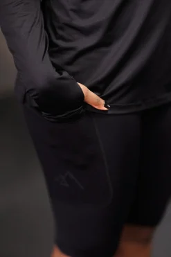 Active shape midi biker shorts - Black*Careless Discount