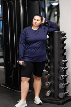 Active shape midi biker shorts - Black*Careless Discount