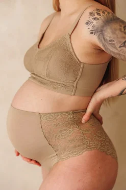 Ada High Waist - Silver Mink*Careless Clearance