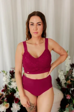 Aline Flower Big Cup BH -*Careless Sale