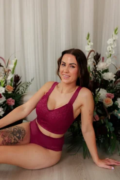 Aline Flower Big Cup BH -*Careless Sale