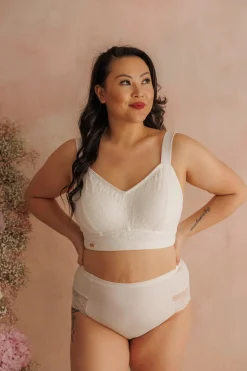 Aline Flower Bra Big Cup -*Careless Fashion