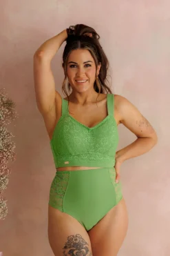 Aline Flower Bra Big Cup -*Careless Sale