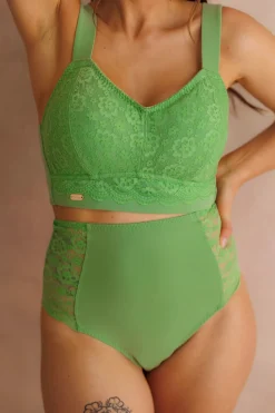 Aline Flower Bra Big Cup -*Careless Sale