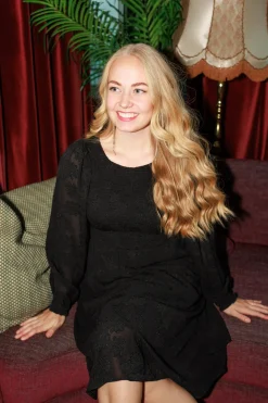 Anna Chiffon kjole -*Careless Outlet