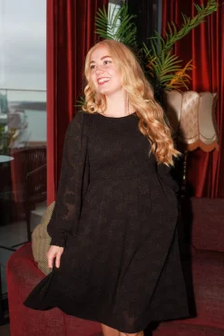 Anna Chiffon kjole -*Careless Outlet