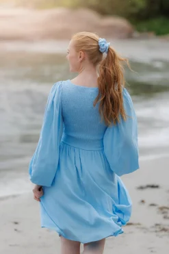 Anna Solid kjole -*Careless Clearance