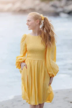 Anna Solid kjole -*Careless Best