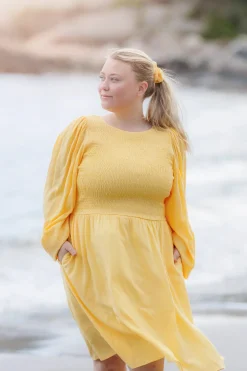 Anna Solid kjole -*Careless Best