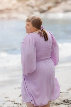 Anna Solid kjole -*Careless Fashion