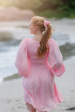 Anna Solid kjole -*Careless Outlet