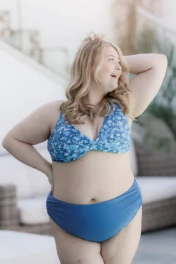 Bali bikinitopp - Mørkeblå - Bellflower*Careless Clearance