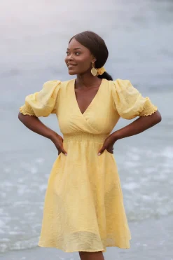 Belle Flower Kjole -*Careless New