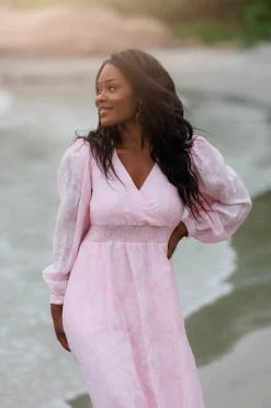 Belle Flower Maxikjole -*Careless Outlet