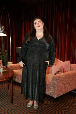 Belle Glitter maxikjole -*Careless Online