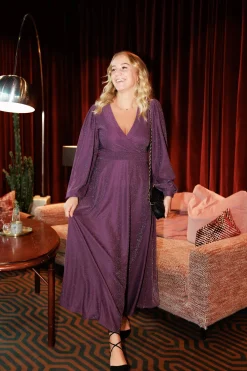 Belle Glitter maxikjole -*Careless New