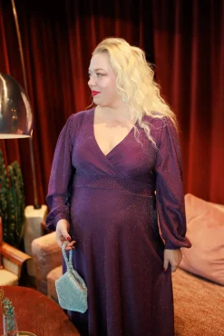 Belle Glitter maxikjole -*Careless New