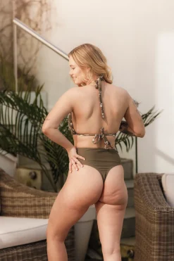 Cuba Ruffles bikinitopp - Grønn - Buttercups*Careless Best