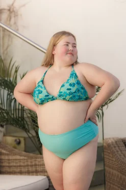 Cuba Ruffles bikinitopp - Turkis - Aster*Careless New