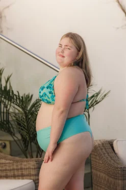 Cuba Ruffles bikinitopp - Turkis - Aster*Careless New