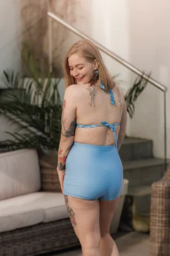 Cuba Ruffles bikinitopp - Lyseblå - Buttercups*Careless Fashion