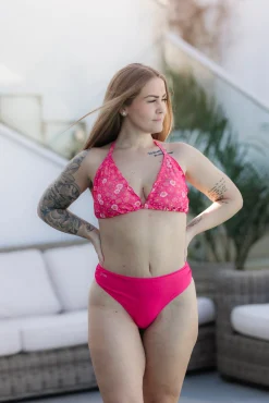 Cuba Ruffles bikinitopp - Rosa - Daisy*Careless Sale