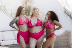 Cuba Ruffles bikinitopp - Rosa - Daisy*Careless Sale