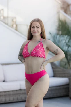 Cuba Ruffles bikinitopp - Rosa - Daisy*Careless Sale