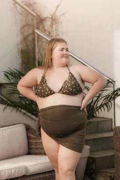 Cuba Ruffles bikinitopp - Grønn - Lilly*Careless Discount