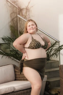 Cuba Ruffles bikinitopp - Grønn - Lilly*Careless Discount