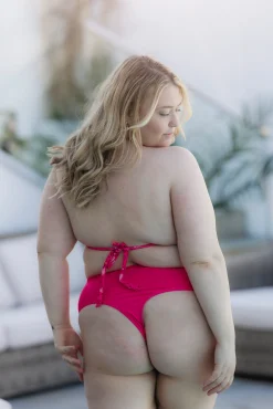 Cuba Ruffles bikinitopp - Rosa - Pansy*Careless New