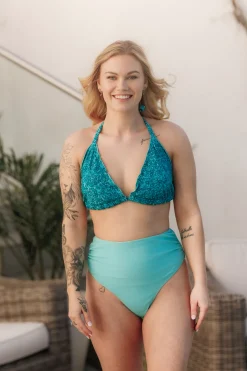 Cuba Ruffles bikinitopp - Turkis - Meadow*Careless Clearance