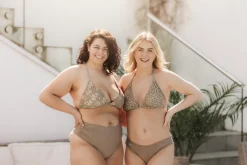 Cuba Ruffles bikinitopp - Mørk beige - Blossom*Careless Online