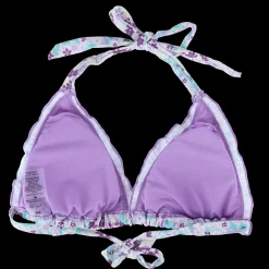 Cuba Ruffles bikinitopp - Lilla - Flowerpower*Careless Online