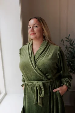 Fluffy Morgenkåpe -*Careless Outlet