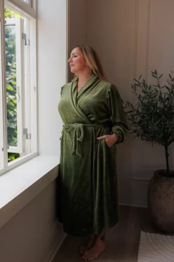 Fluffy Morgenkåpe -*Careless Outlet