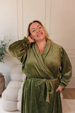 Fluffy Morgenkåpe -*Careless Outlet