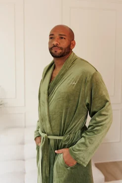 Fluffy Morgenkåpe mann -*Careless Sale