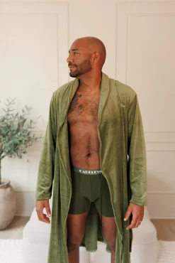 Fluffy Morgenkåpe mann -*Careless Sale