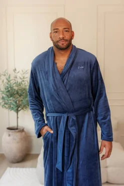 Fluffy Morgenkåpe mann -*Careless Outlet