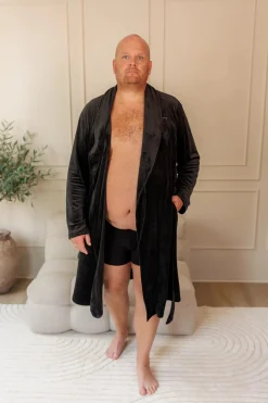 Fluffy Morgenkåpe mann -*Careless Sale