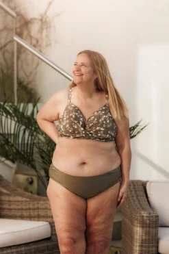 Mid Waist bikinitruse - Grønn*Careless Sale