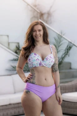 Mid Waist bikinitruse - Lilla*Careless Online