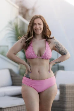 Mid Waist bikinitruse - Lyserosa*Careless Fashion