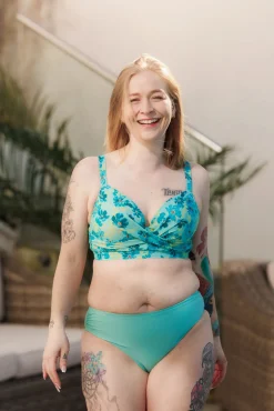 Mid Waist bikinitruse - Turkis*Careless Online