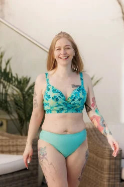 Mid Waist bikinitruse - Turkis*Careless Online