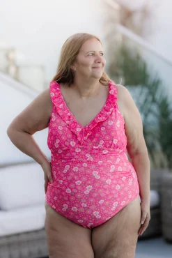 Milano Badedrakt - Rosa - Daisy*Careless Hot