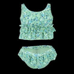 Napoli Bikini Barn - Pastellgrønn - Flower Paint*Careless Clearance