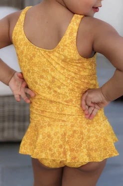 Nice Badedrakt Barn - Gul - Meadow*Careless Discount